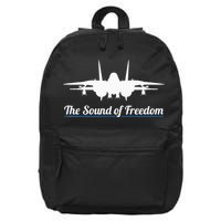 Patriotic F 14 Tomcat Fighter Jet Noise Sound Of Freedom 16 in Basic Backpack