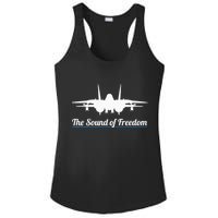 Patriotic F 14 Tomcat Fighter Jet Noise Sound Of Freedom Ladies PosiCharge Competitor Racerback Tank