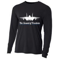 Patriotic F 14 Tomcat Fighter Jet Noise Sound Of Freedom Cooling Performance Long Sleeve Crew