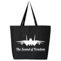 Patriotic F 14 Tomcat Fighter Jet Noise Sound Of Freedom 25L Jumbo Tote