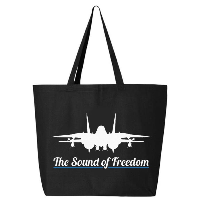 Patriotic F 14 Tomcat Fighter Jet Noise Sound Of Freedom 25L Jumbo Tote