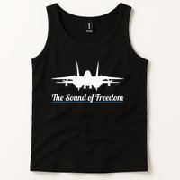 Patriotic F 14 Tomcat Fighter Jet Noise Sound Of Freedom Tank Top