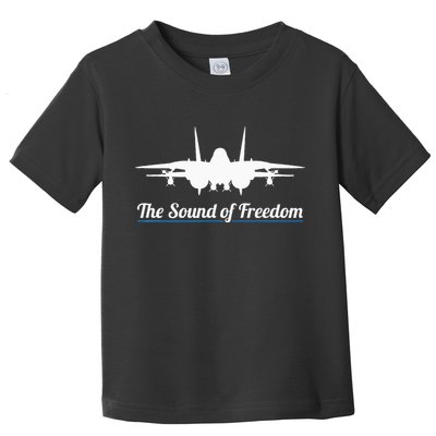 Patriotic F 14 Tomcat Fighter Jet Noise Sound Of Freedom Toddler T-Shirt