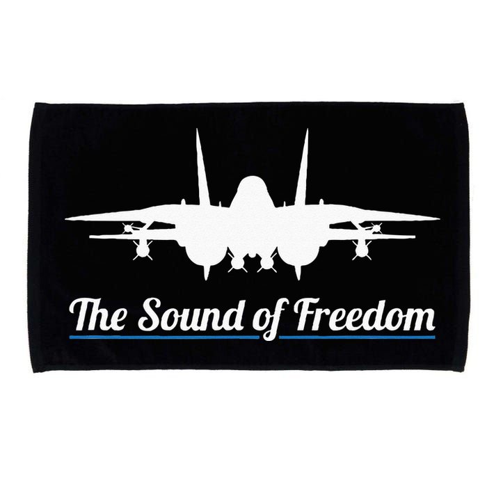 Patriotic F 14 Tomcat Fighter Jet Noise Sound Of Freedom Microfiber Hand Towel