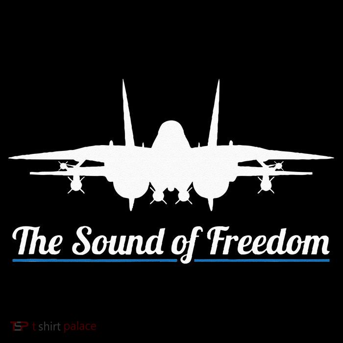 Patriotic F 14 Tomcat Fighter Jet Noise Sound Of Freedom Crop Top