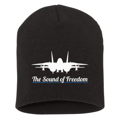 Patriotic F 14 Tomcat Fighter Jet Noise Sound Of Freedom Short Acrylic Beanie