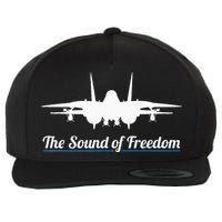 Patriotic F 14 Tomcat Fighter Jet Noise Sound Of Freedom Wool Snapback Cap