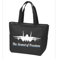 Patriotic F 14 Tomcat Fighter Jet Noise Sound Of Freedom Zip Tote Bag