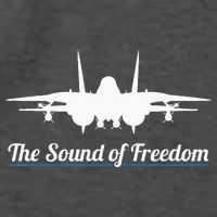 Patriotic F 14 Tomcat Fighter Jet Noise Sound Of Freedom Vector Backpack