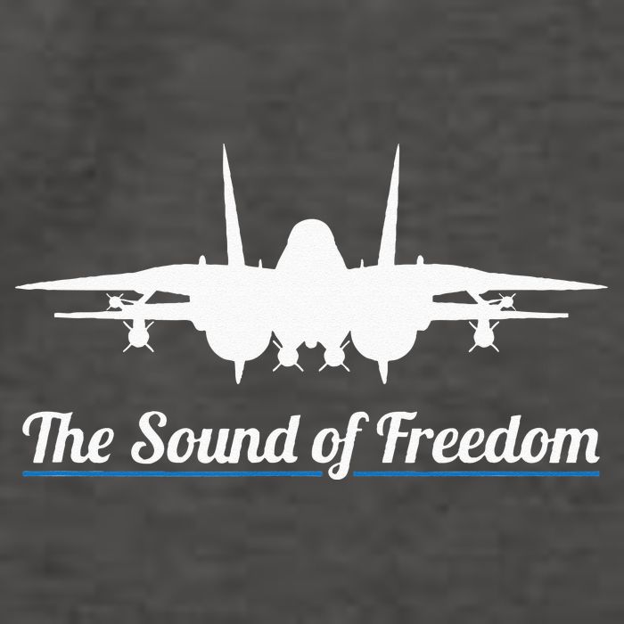 Patriotic F 14 Tomcat Fighter Jet Noise Sound Of Freedom Vector Backpack