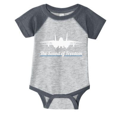 Patriotic F 14 Tomcat Fighter Jet Noise Sound Of Freedom Infant Baby Jersey Bodysuit