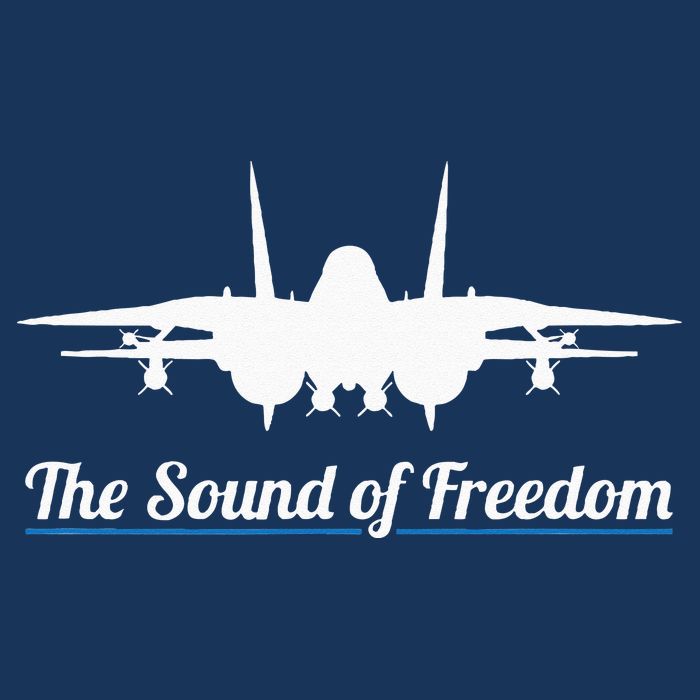 Patriotic F 14 Tomcat Fighter Jet Noise Sound Of Freedom Infant Baby Jersey Bodysuit