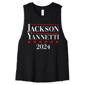 President For 2024 Women's Racerback Cropped Tank