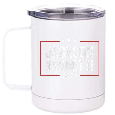 President For 2024 Sarcastic Jackson 12 oz Stainless Steel Tumbler Cup