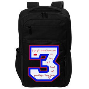 Pray For 3 Love For 3 Trending Tee Impact Tech Backpack