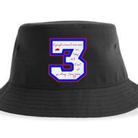 Pray For 3 Love For 3 Trending Tee Sustainable Bucket Hat