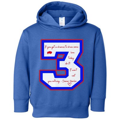 Pray For 3 Love For 3 Trending Tee Toddler Hoodie