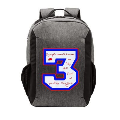 Pray For 3 Love For 3 Trending Tee Vector Backpack