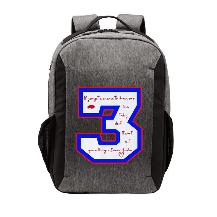 Pray For 3 Love For 3 Trending Tee Vector Backpack