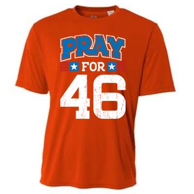 Pray For 46th President Trump Christian Conservative Gift Cooling Performance Crew T-Shirt