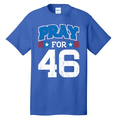 Pray For 46th President Trump Christian Conservative Gift Tall T-Shirt