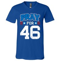 Pray For 46th President Trump Christian Conservative Gift V-Neck T-Shirt