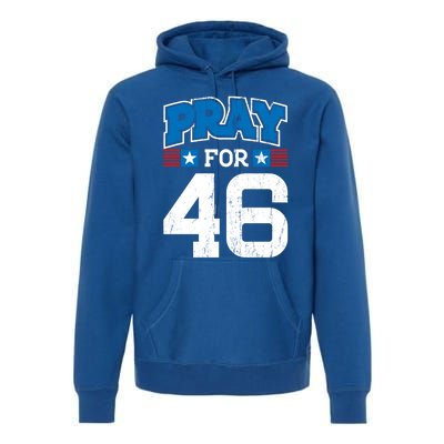 Pray For 46th President Trump Christian Conservative Gift Premium Hoodie