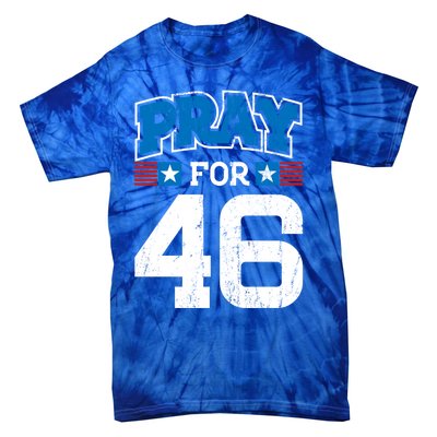 Pray For 46th President Trump Christian Conservative Gift Tie-Dye T-Shirt