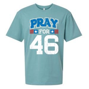 Pray For 46th President Trump Christian Conservative Gift Sueded Cloud Jersey T-Shirt