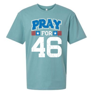 Pray For 46th President Trump Christian Conservative Gift Sueded Cloud Jersey T-Shirt