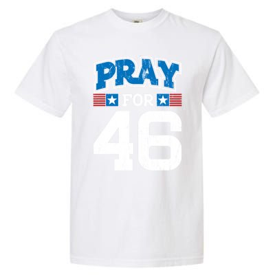 Pray For 46th President Trump Christian Conservative Gift Garment-Dyed Heavyweight T-Shirt