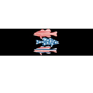 Patriotic Fish 4th Of July For Fisher Fishing Bumper Sticker