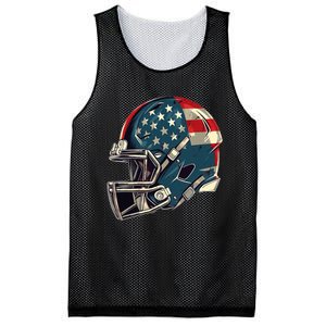 Patriotic Football 4th Of July Usa American Flag Boy Teens Mesh Reversible Basketball Jersey Tank