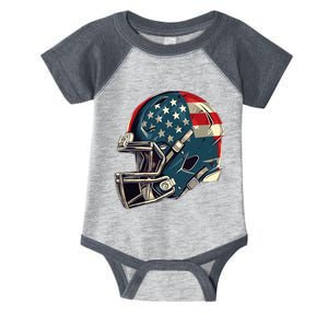 Patriotic Football 4th Of July Usa American Flag Boy Teens Infant Baby Jersey Bodysuit