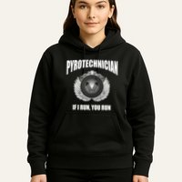 Pyrotechnician Funny 4th Of July Firework Tech Hoodie