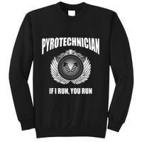 Pyrotechnician Funny 4th Of July Firework Tech Sweatshirt