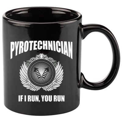 Pyrotechnician Funny 4th Of July Firework Tech 11oz C Handle Ceramic Mug
