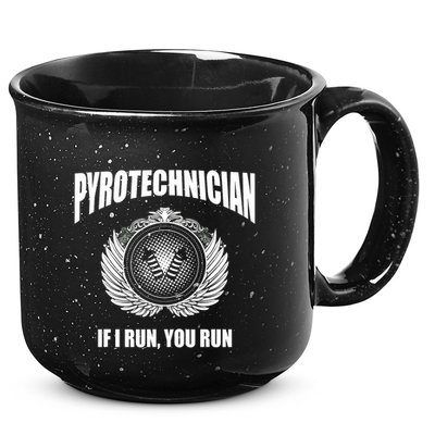 Pyrotechnician Funny 4th Of July Firework Tech 15oz Campfire Ceramic Mug