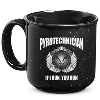 Pyrotechnician Funny 4th Of July Firework Tech 15oz Campfire Ceramic Mug
