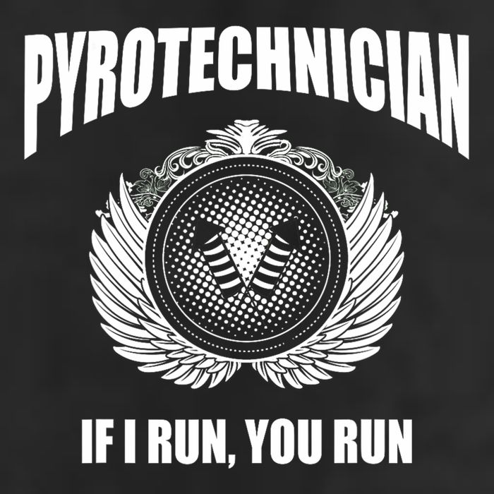 Pyrotechnician Funny 4th Of July Firework Tech Crop Fleece Hoodie