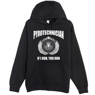 Pyrotechnician Funny 4th Of July Firework Tech Premium Pullover Hoodie