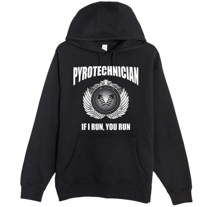 Pyrotechnician Funny 4th Of July Firework Tech Premium Pullover Hoodie