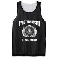 Pyrotechnician Funny 4th Of July Firework Tech Mesh Reversible Basketball Jersey Tank
