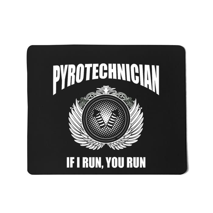 Pyrotechnician Funny 4th Of July Firework Tech Mousepad