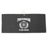 Pyrotechnician Funny 4th Of July Firework Tech Large Microfiber Waffle Golf Towel