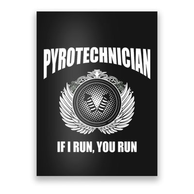 Pyrotechnician Funny 4th Of July Firework Tech Poster