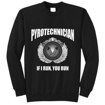 Pyrotechnician Funny 4th Of July Firework Tech Tall Sweatshirt