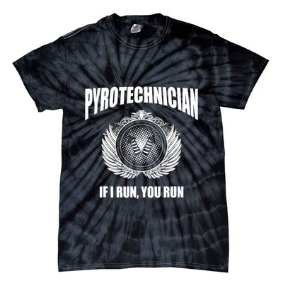 Pyrotechnician Funny 4th Of July Firework Tech Tie-Dye T-Shirt
