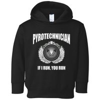 Pyrotechnician Funny 4th Of July Firework Tech Toddler Hoodie