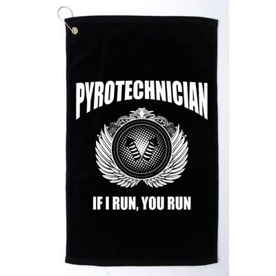 Pyrotechnician Funny 4th Of July Firework Tech Golf Towel